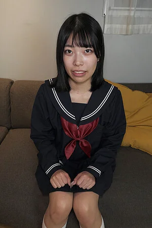 Cute Serina Hirose spreads her labias and shows her tight pussy